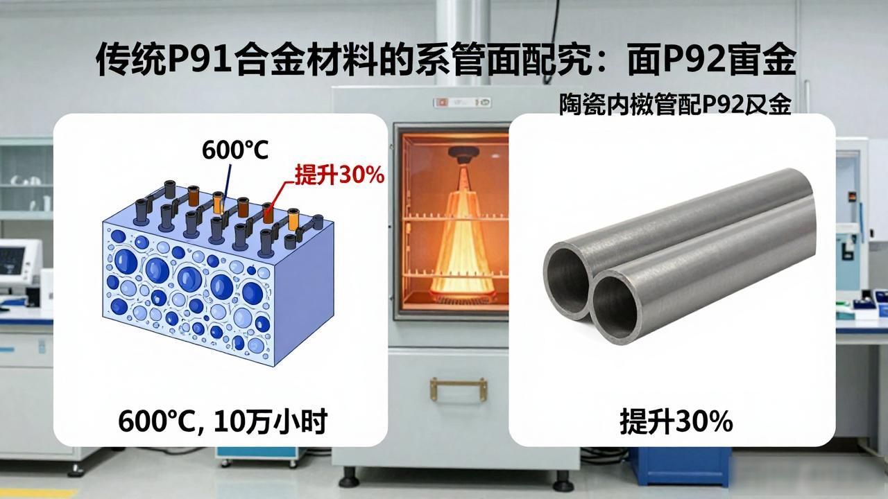 陶瓷金属复合管_捛合金管_陶瓷内衬复合钢管 SA335P92合金管