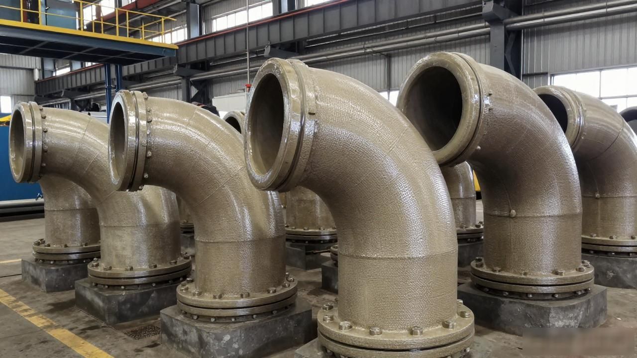 陶瓷耐磨弯头管道_耐磨陶瓷弯头型号_陶瓷耐磨管道弯头图片